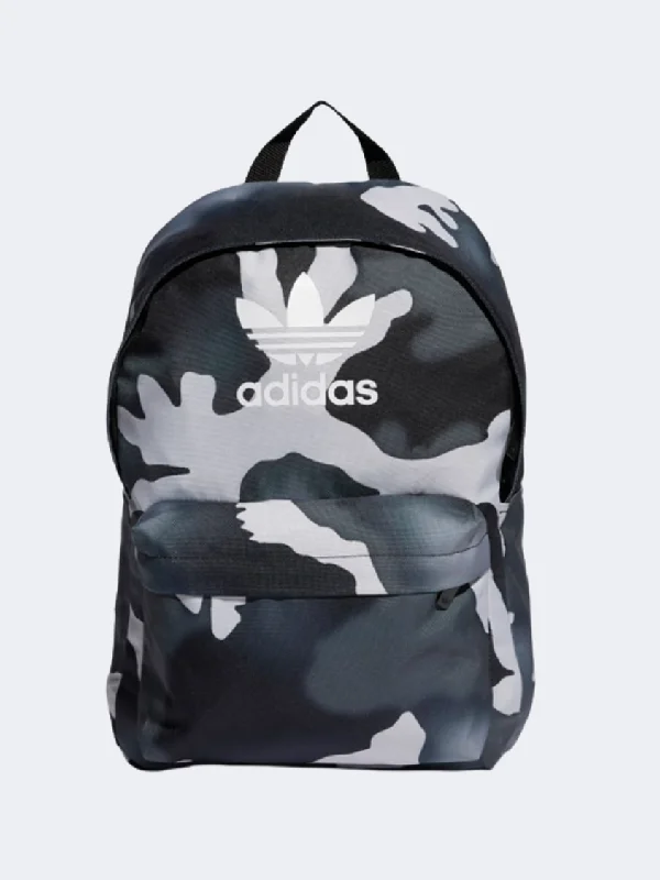 Adidas Camo Classic Backpack Unisex Original Bag Black