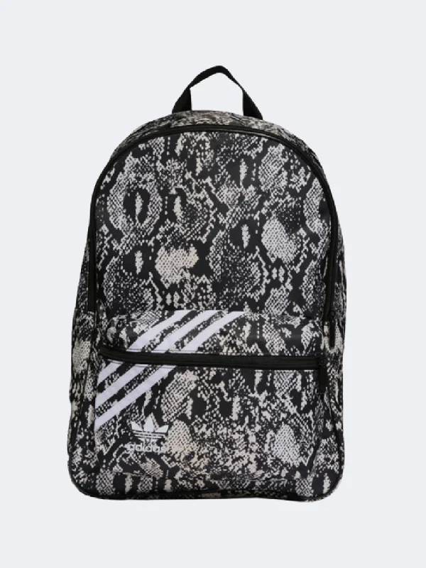 Adidas Snake Graphic Backpack Women Original Bag Black/Multi