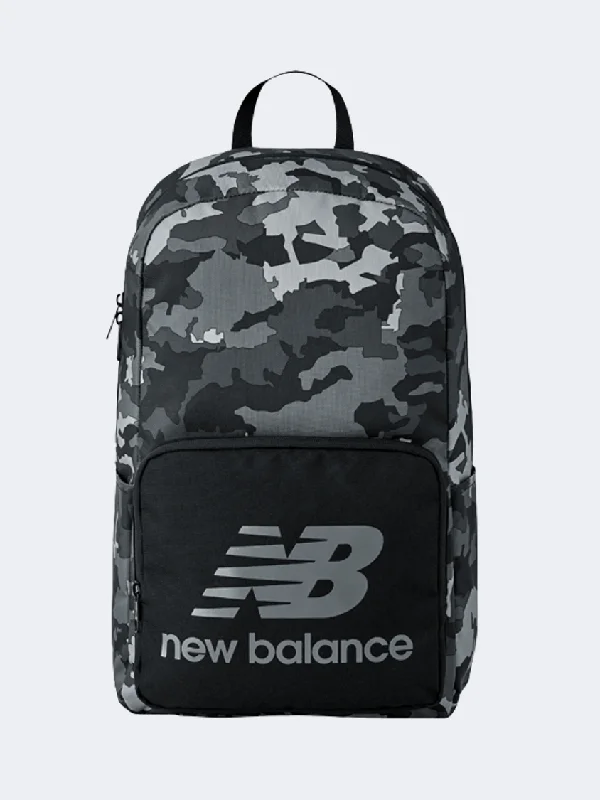 New Balance Backpack Camo Aop Unisex Training Bag Grey