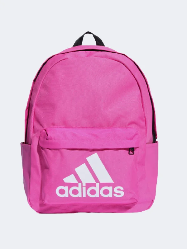 Adidas Classic Badge Of Sport Backpack Unisex Sportswear Bag Pink/White