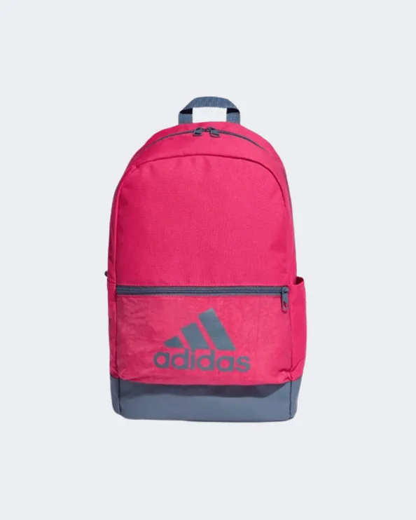 Adidas Classic Badge Of Sport Backpack Unisex Training Bag Pink/Navy Dz8268