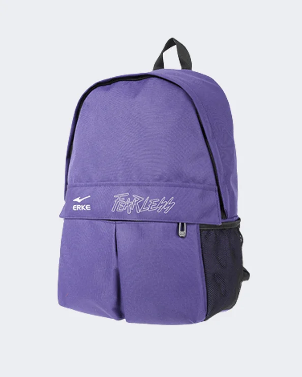 Erke Backpack Unisex Lifestyle Bag Purple 10322201007-302