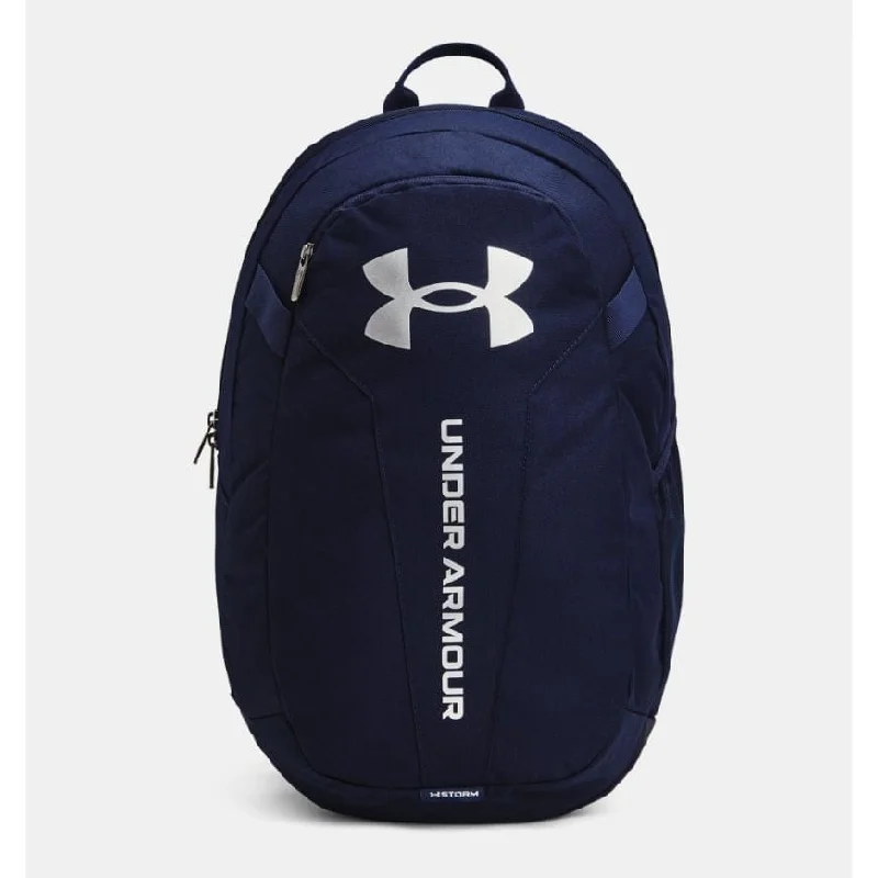 Under Armour Hustle Lite Backpack Unisex Training Bag Navy/Silver