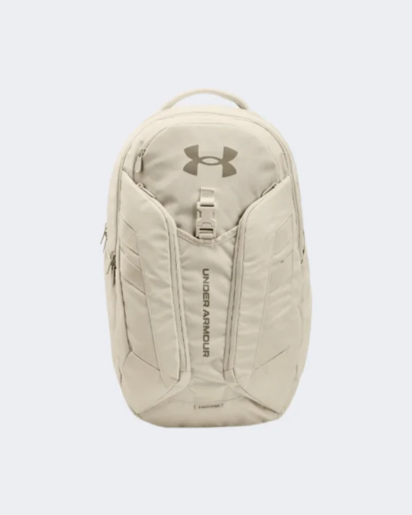 Under Armour Hustle Pro Backpack Unisex Training Bag Stone/Khaki