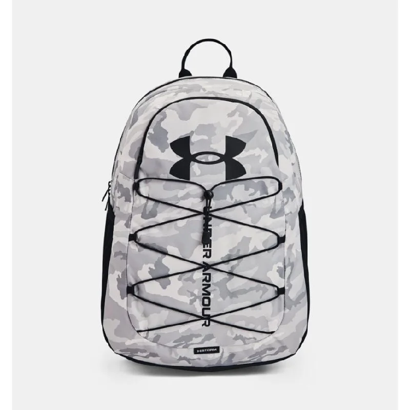 Under Armour Hustle Sport Backpack Unisex Training Bag White/Black