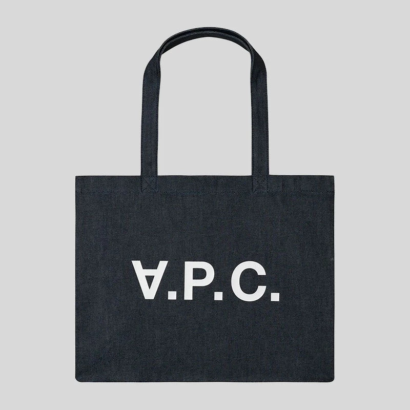 A.P.C Daniela Unisex Shopping Tote Bag Indigo RS-COCSXM61446U