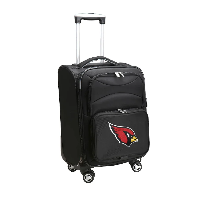 Red toiletry bags with bold shades popped in bags-Arizona Cardinals Carry-on Spinner Softside