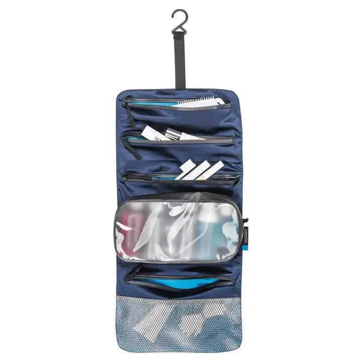 Cocoon- Minimalist Hanging Toiletry Kit- Laminated Silk