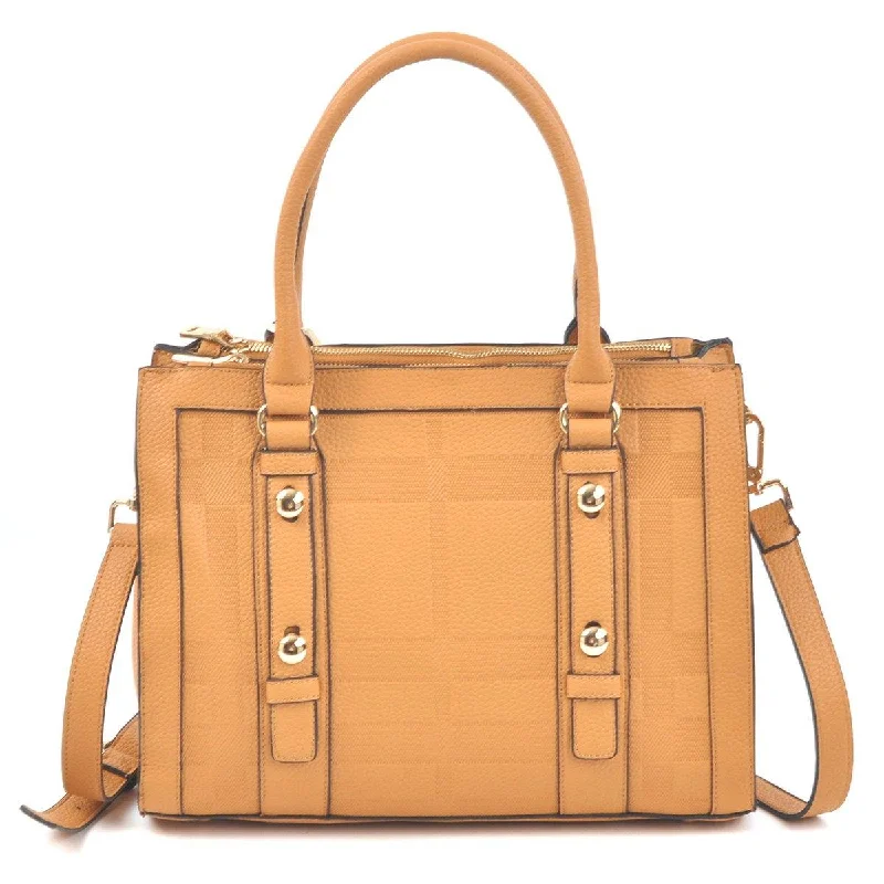 Dasein Belted Medium Satchel Bag