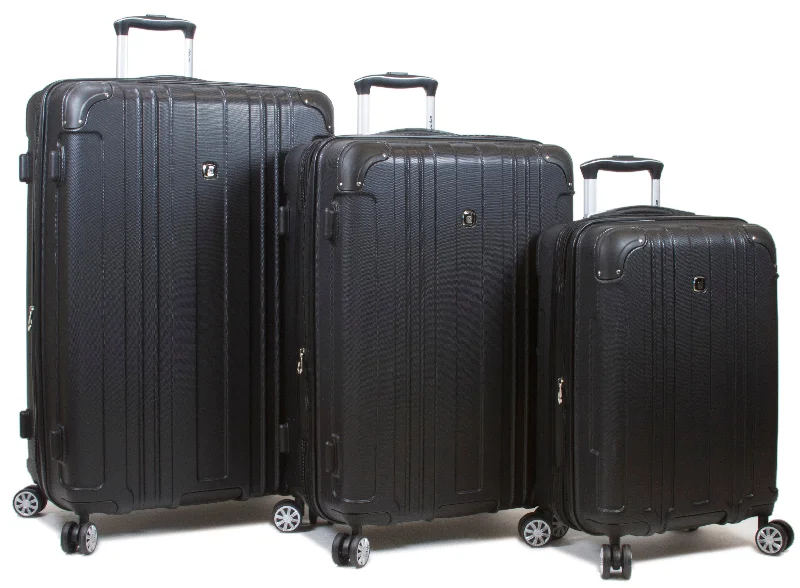 Dejuno Kingsley 3-Piece Hardside Spinner Luggage Set With TSA Lock