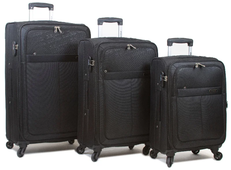 Dejuno Tuscany 3-Piece Lightweight Spinner Luggage Set