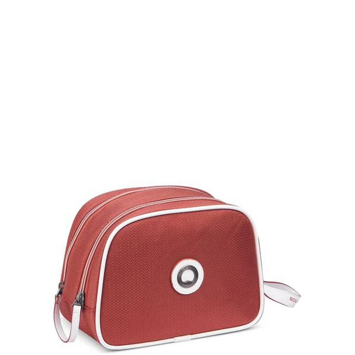 Carry-on suitcases with small wheels fit her overhead bin-Delsey Chatelet Air 2.0 Roland-Garros Toiletry Bag