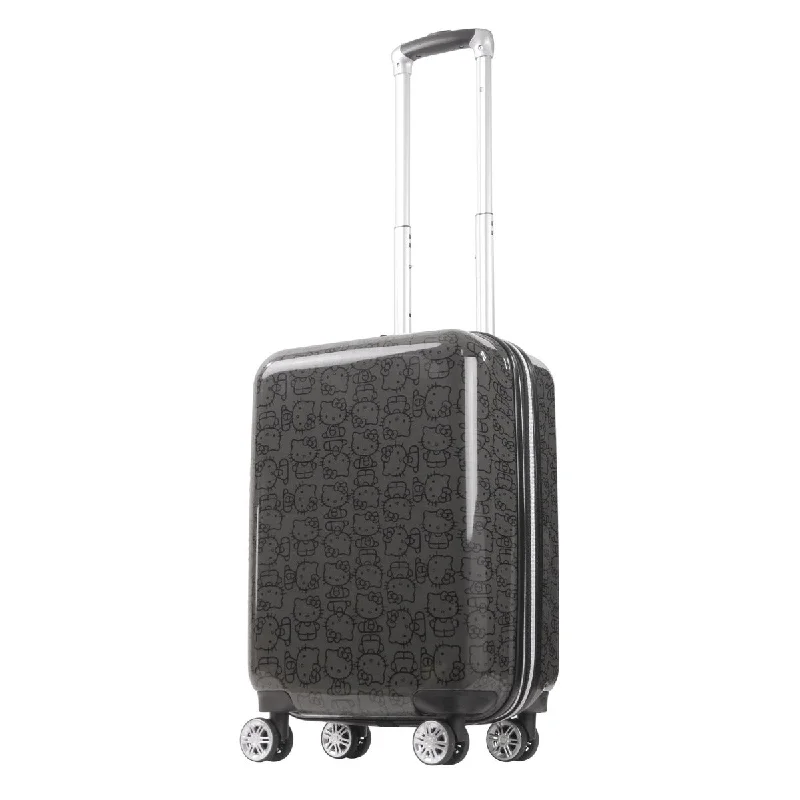 Hello Kitty Pose All Over 22" Hard-Sided Luggage Black