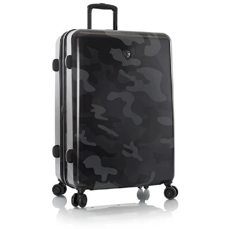 Heys Black Camo 2 Piece (21”/30”) Hardside Spinner Luggage Set