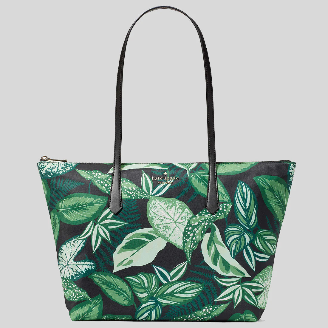 KATE SPADE Kitt Fern Foliage Medium Tote Green Multi RS-KH393