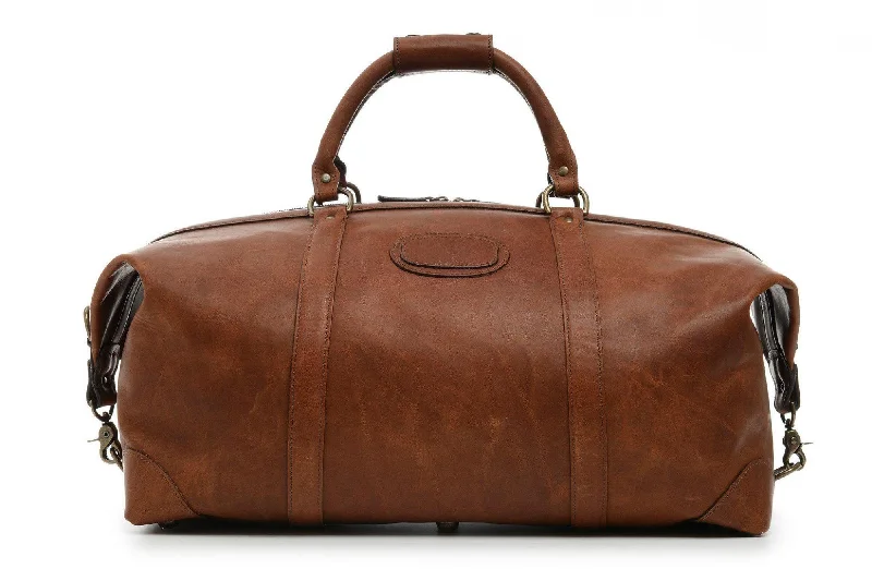 Korchmar Lux Twain Pull Leather Weekender