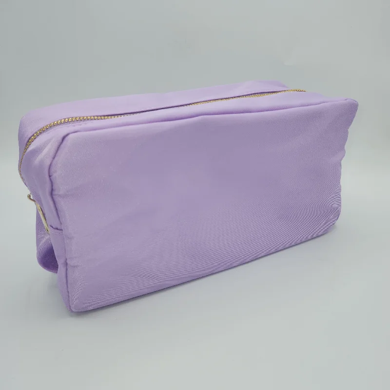 Handmade toiletry bags crafted with care held her essentials-Lavender Toiletry Pouch