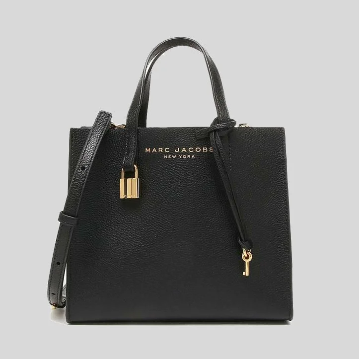 Marc Jacobs Mini Grind Coated Leather Tote Black RS-M0015685