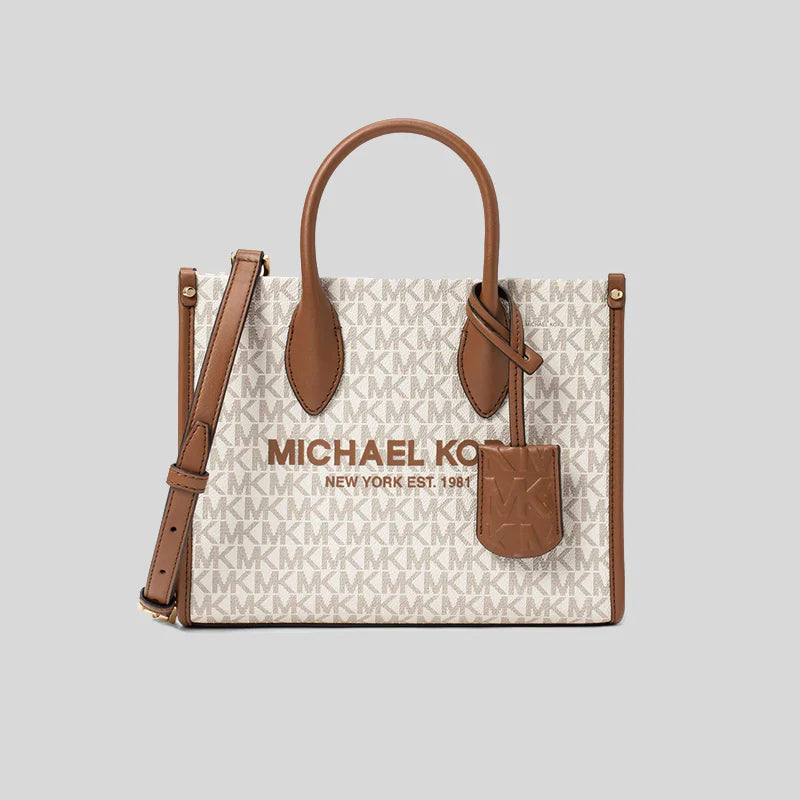 MICHAEL KORS Mirella Small Crossbody Tote Bag Vanilla RS-35F2G7ZC5B