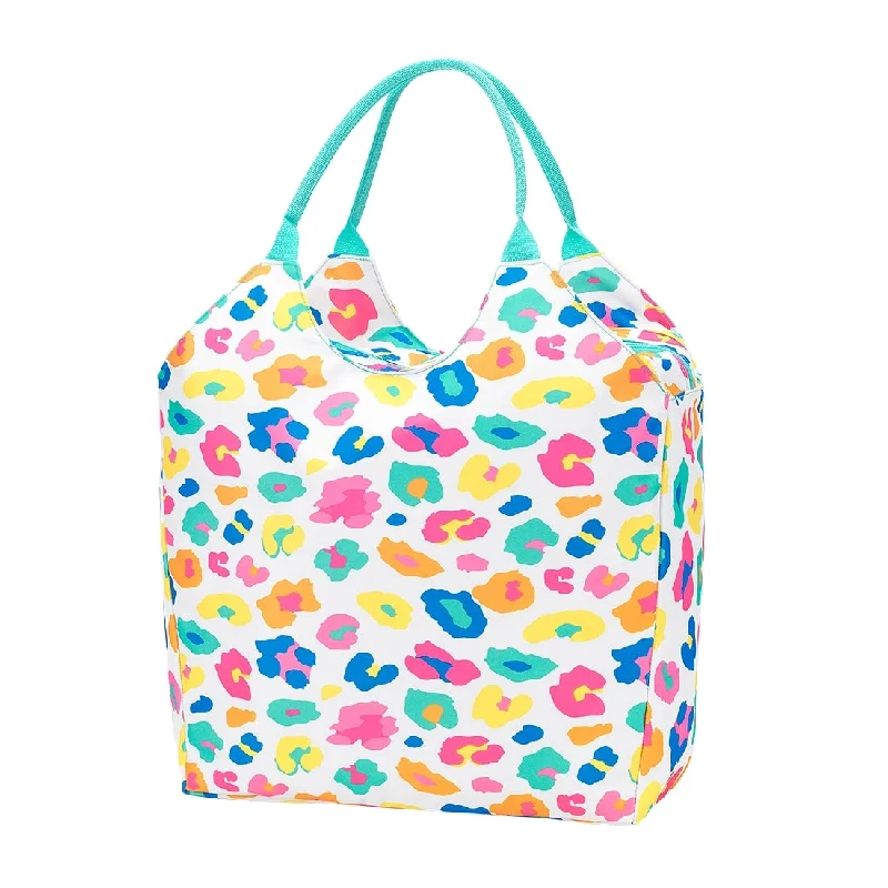 Multi-Color Leopard Tote