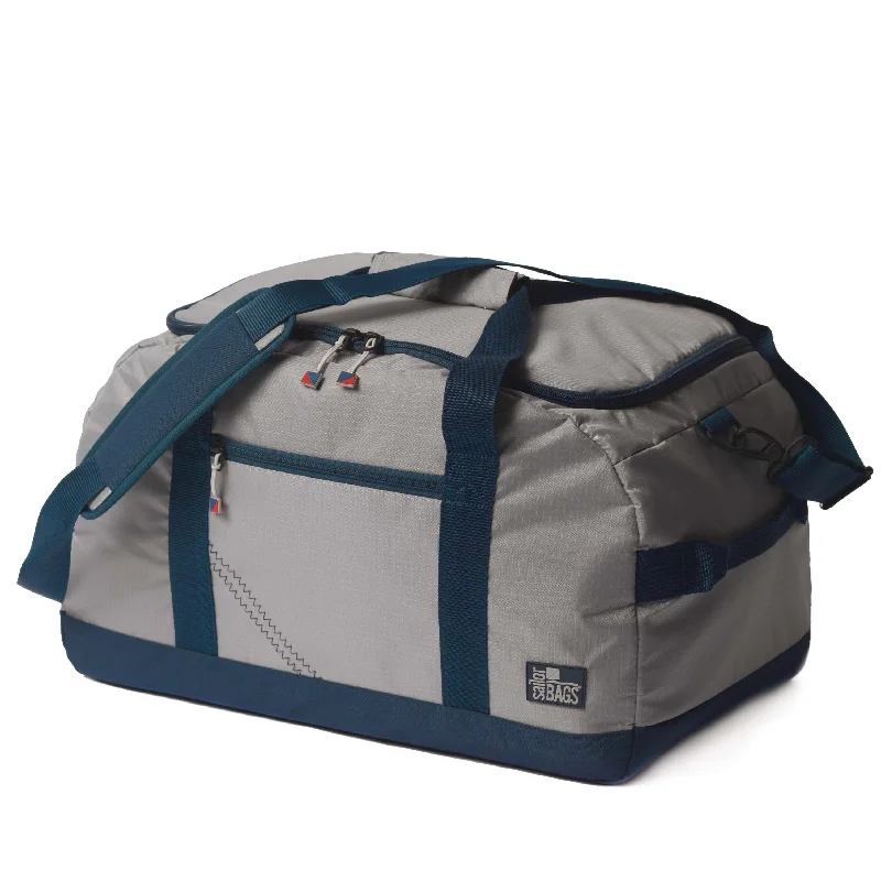 SailorBags Silver Spinnaker Racer Vegan Weekend Duffel