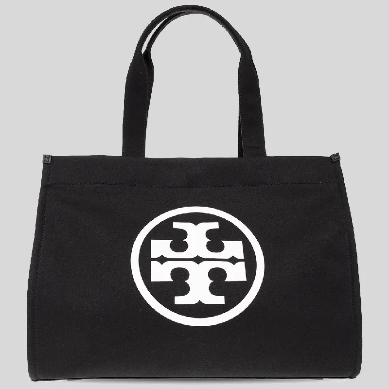 Tory Burch Ella Canvas Tote Black RS-148792