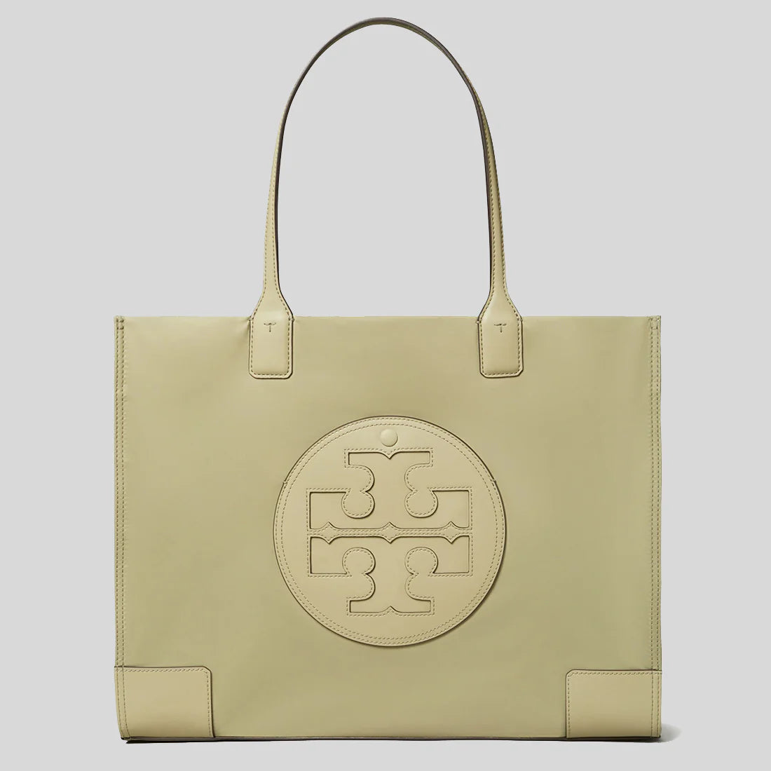 TORY BURCH Ella Tote Bag Tory Olive Spring RS-87116