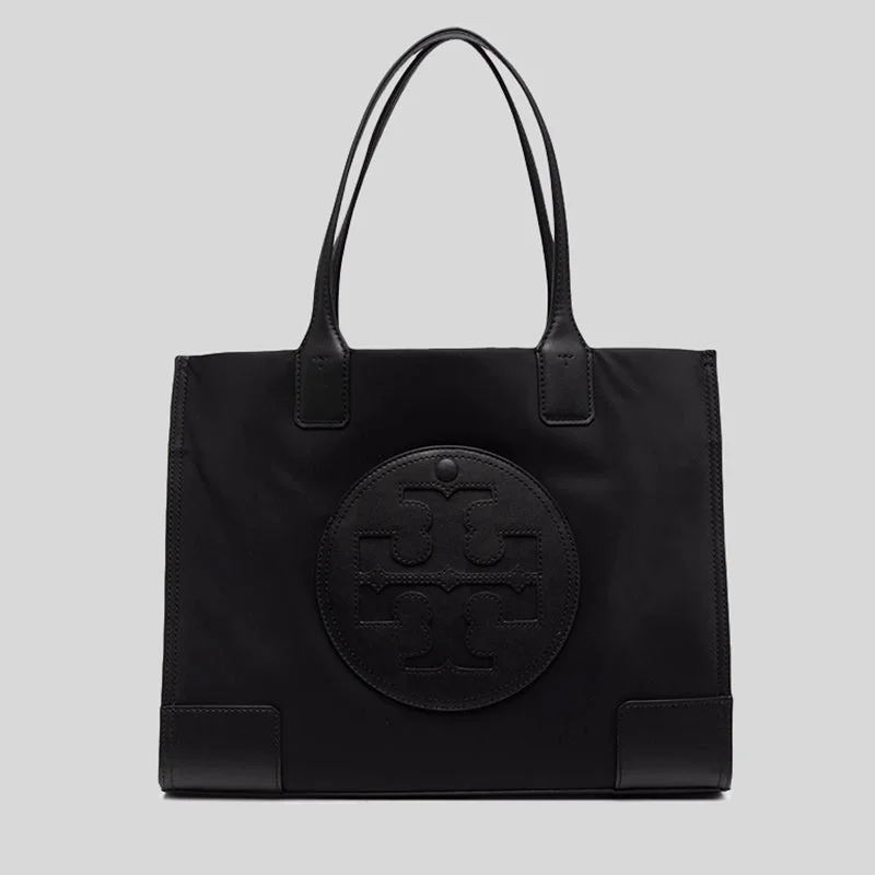 Tory Burch Small Ella Tote Bag Black RS-88578