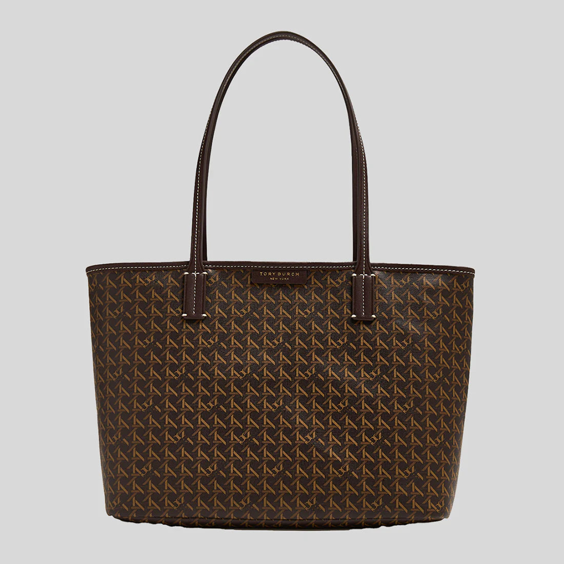 TORY BURCH Small Ever Ready Zip Tote Walnut RS-147748