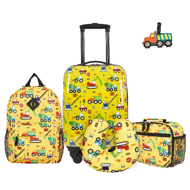 Travelers Club Car 5 Piece Luggage Set