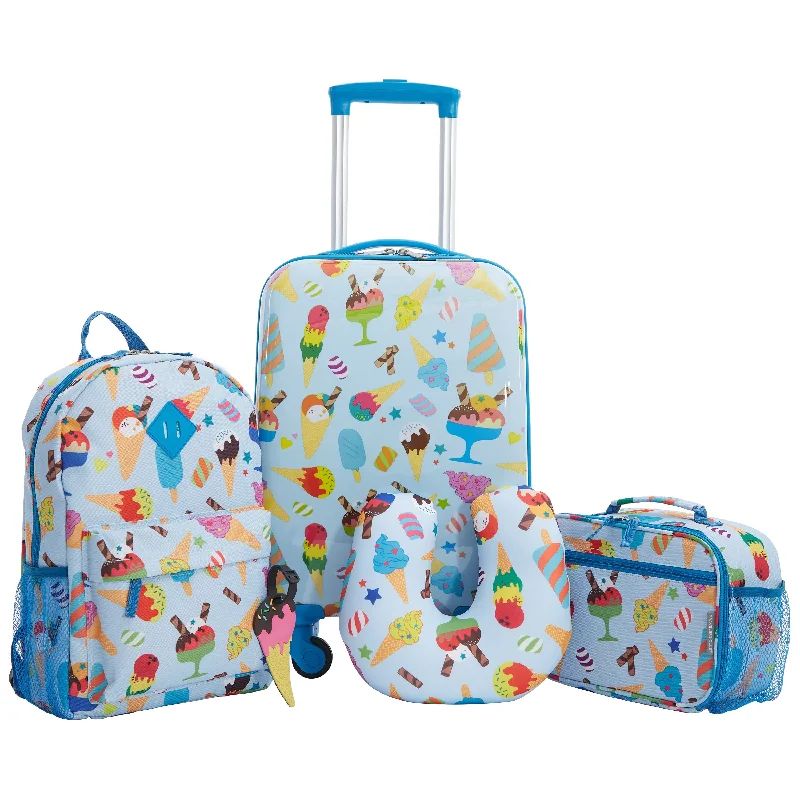 Travelers Club Ice Cream 5 Piece Luggage Set