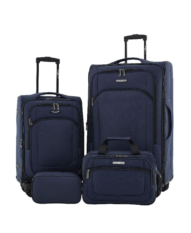 Travelers Club Soulana 4 Piece Expandable Luggage Set