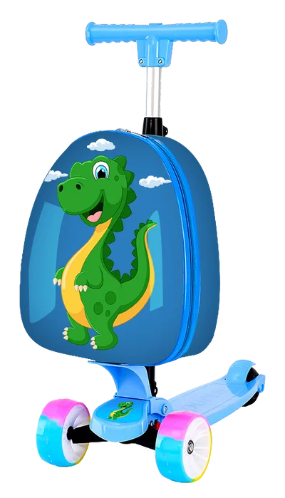 Tucci Italy Kids Happy Dino 2 Piece Hardside Luggage Set