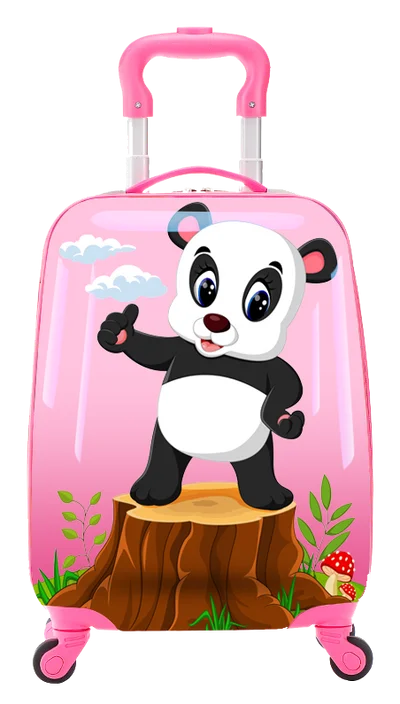 Tucci Italy Kids Peppy Panda 2 Piece Hardside Luggage Set