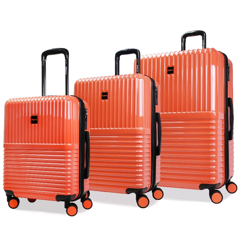 World Traveler Dejuno Tonal 3-Piece Hardside Spinner Luggage Set