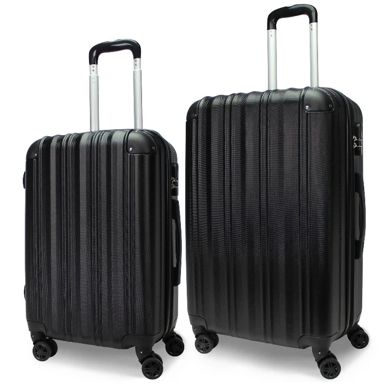 World Traveler Kemyer Quest 2-Piece 20" and 25" Hardside Spinner Luggage Set