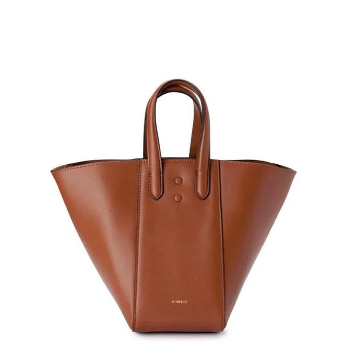 X Nihilo Eight Mini Leather Handbag Tote Bucket Bag Tan